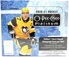 2020-21 Upper Deck O-Pee-Chee Platinum NHL Hockey Hobby Box